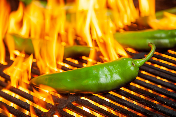 Roasting Chilies 06