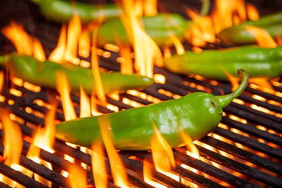 Roasting Chilies 01