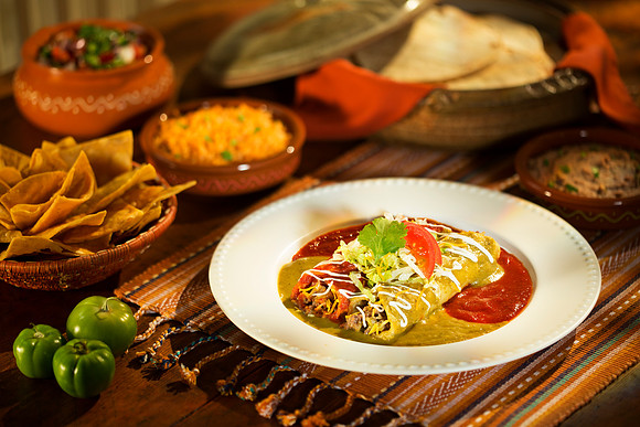 Christmas Style Enchiladas Option 2