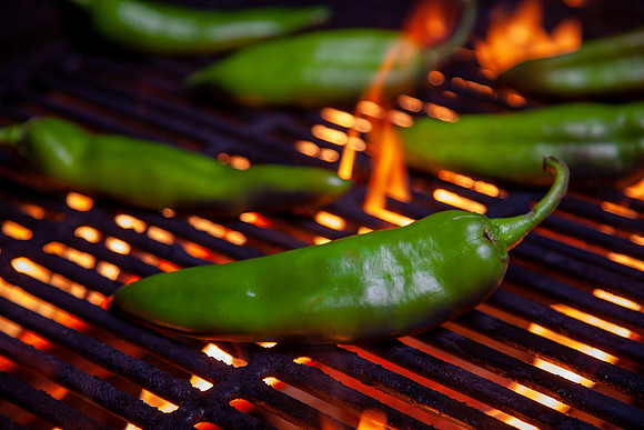 Roasting Chilies 09
