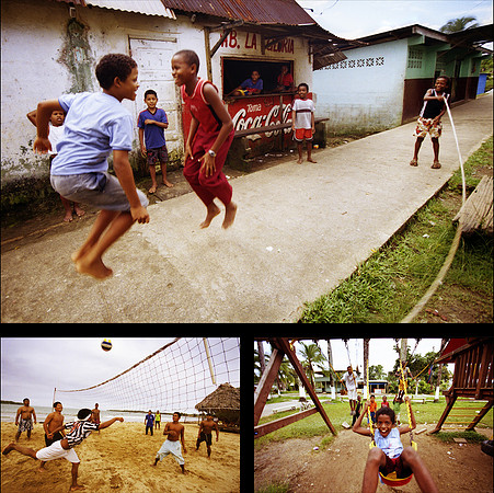 Panama Kids Playing