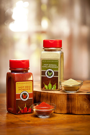 Hot Red and Green Chili Powder